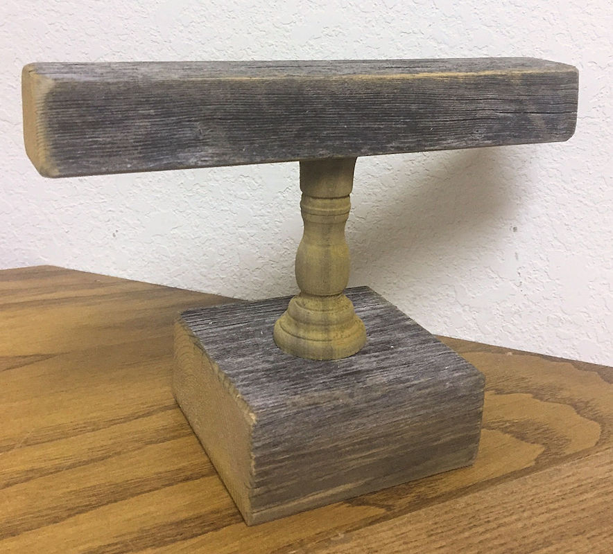(image for) Bracelet Stand in Weathered Wood