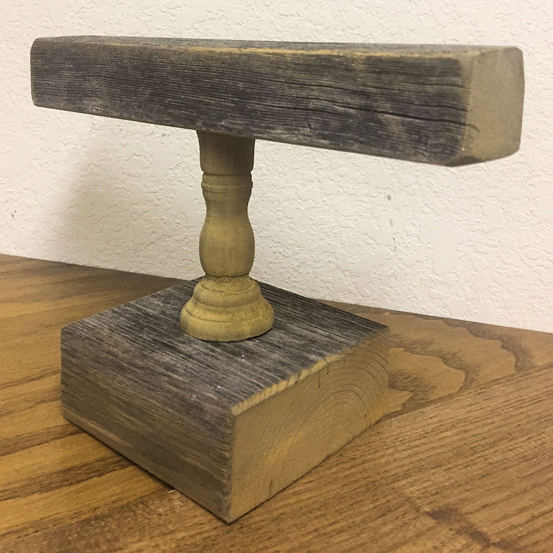 (image for) Bracelet Stand in Weathered Wood