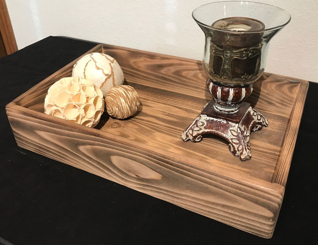 (image for) Display Tray in Torched Cedar