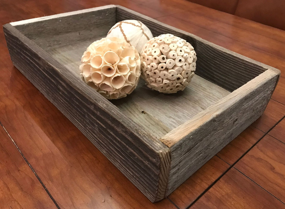 (image for) Display Tray in Weathered Wood